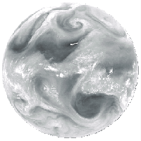 Water Vapor Earth Disk